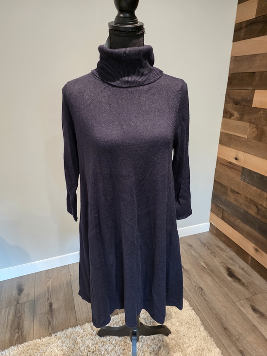 RD Style Dresses & Skirts - Cozy Navy Turtleneck Knit Dress